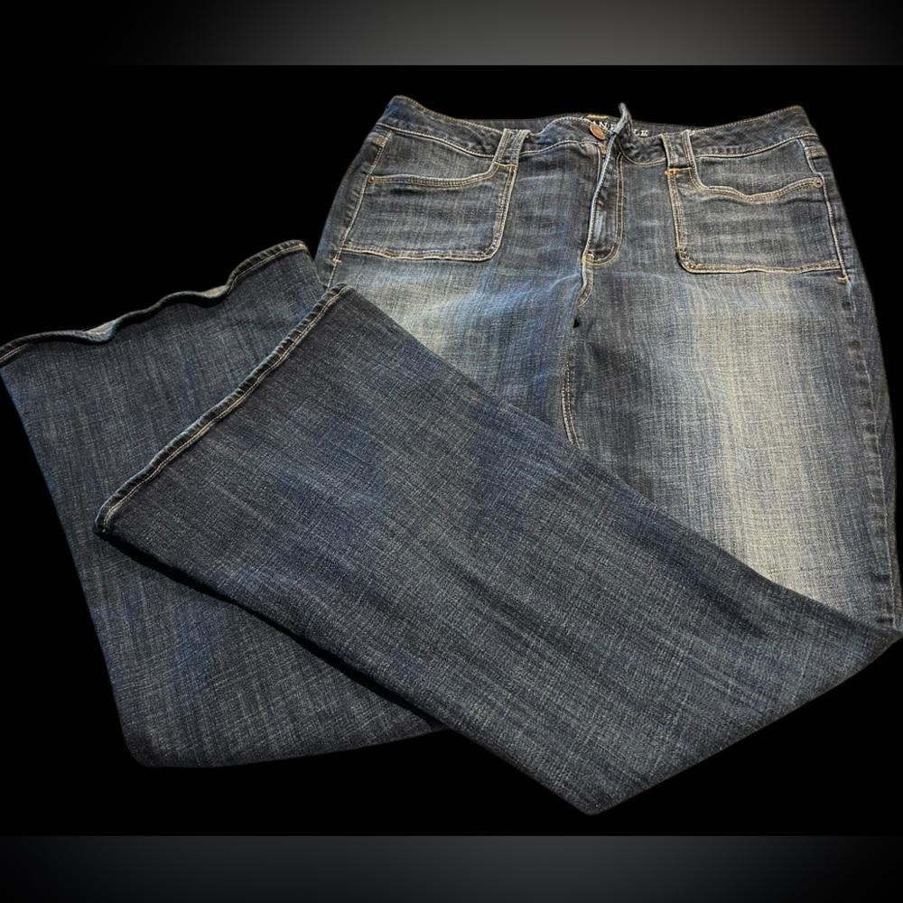 Classic American Eagle Outfitters Hi-Rise Artist Stretch Blue Denim Jeans
